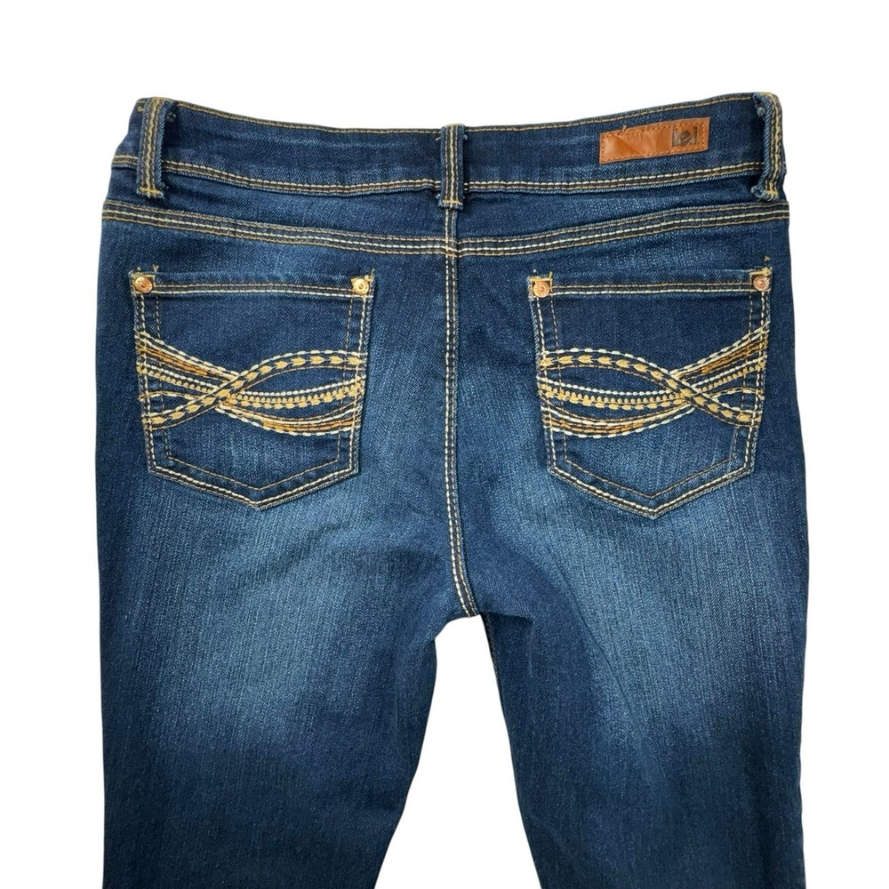 Lei Ashley Lowrise Slim Boot Jeans Flex Stone Wash Women 7 Reg Y2K - Picture 8 of 12